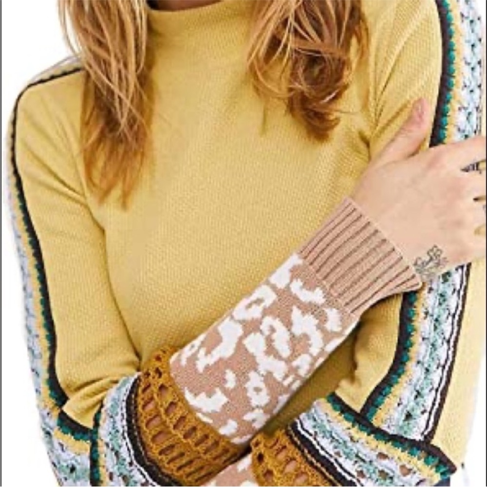 Free people switch it up thermal top long sleeve thermal mock neck